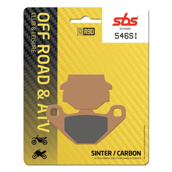 Plaquettes de frein SBS 546 SI Sinter