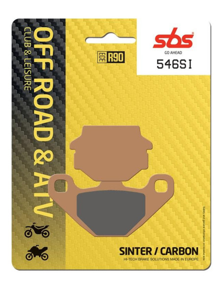 Plaquettes de frein SBS 546 SI Sinter