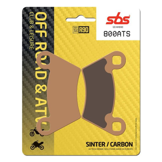 Plaquettes de frein SBS 800 ATS Sinter Carbone