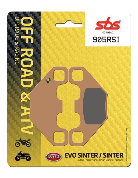 Plaquettes de frein SBS 905 RSI Sinter - Evo Sinter