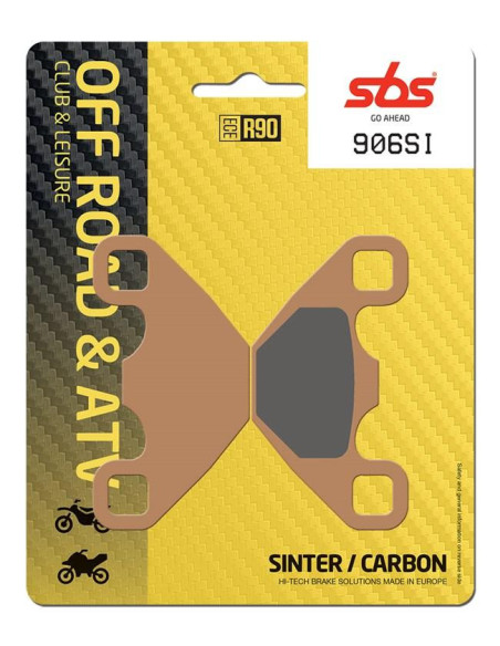 Plaquettes de frein SBS 906 SI Sinter