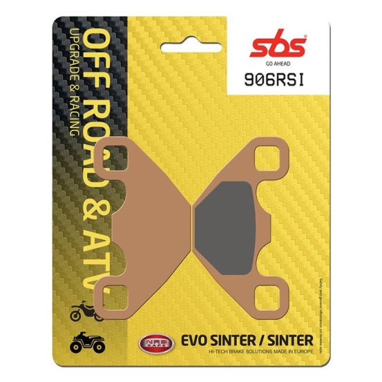 Plaquettes de frein SBS 906 RSI Sinter - Evo Sinter