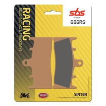 Plaquettes de frein SBS 686 RS métal fritté