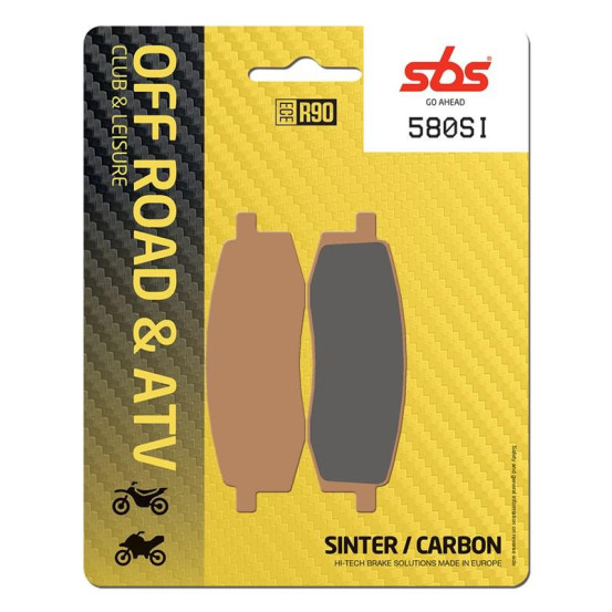 Plaquettes de frein SBS 580 SI Sinter