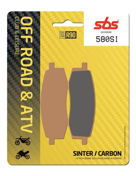 Plaquettes de frein SBS 580 SI Sinter