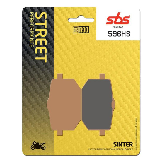 Plaquettes de frein SBS 596 HS Evo Sinter