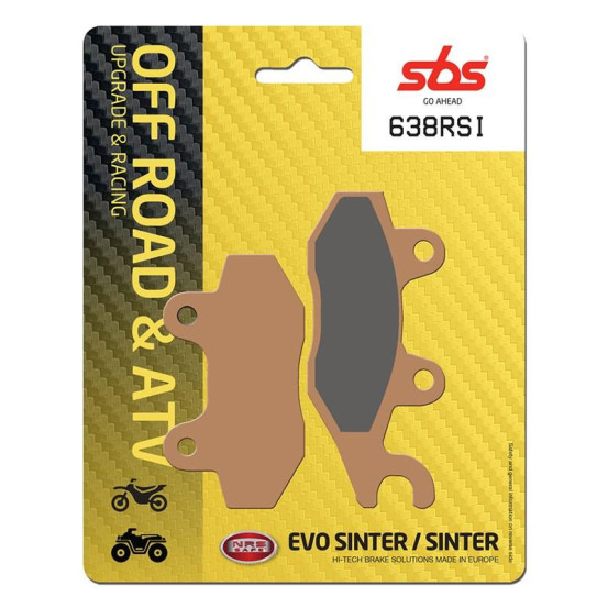 Plaquettes de frein SBS 638 RSI Sinter - Evo Sinter