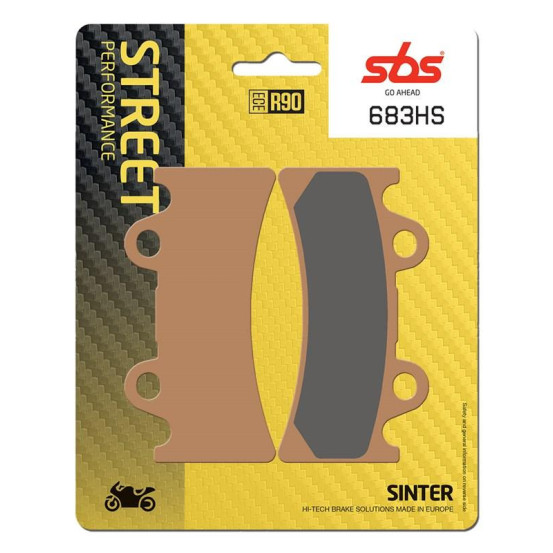 Plaquettes de frein SBS 683 HS Evo Sinter