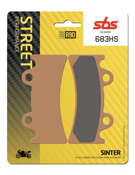 Plaquettes de frein SBS 683 HS Evo Sinter