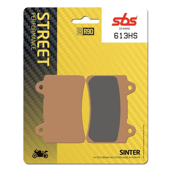 Plaquettes de frein SBS 613 HS Evo Sinter