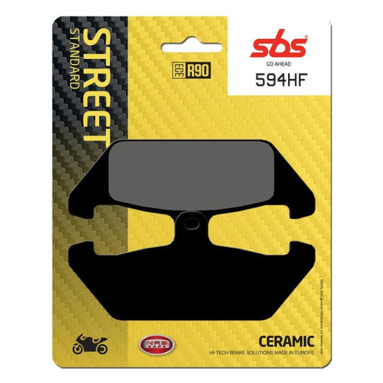 Plaquettes de frein SBS 594 HF Céramique