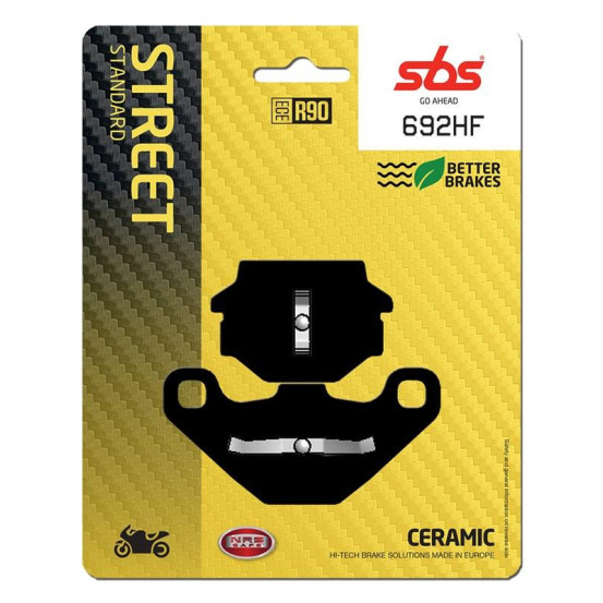 Plaquettes de frein SBS 692 HF Céramique