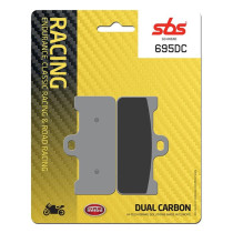 Plaquettes de frein SBS 695 DC Dual Carbone