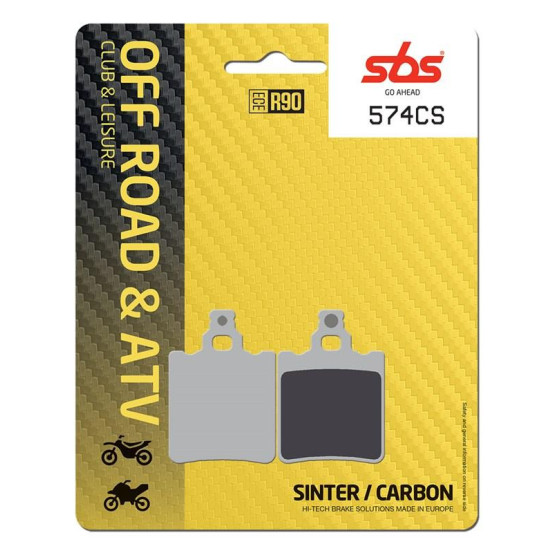 Plaquettes de frein SBS 574 CS Sinter Carbone