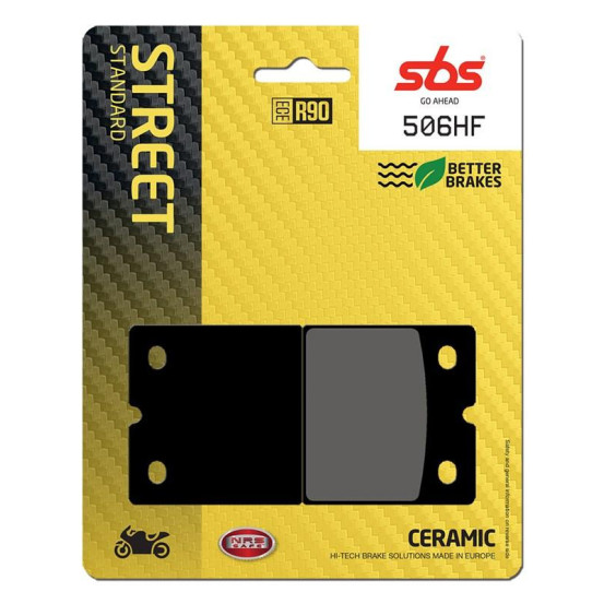 Plaquettes de frein SBS 506 HF Céramique