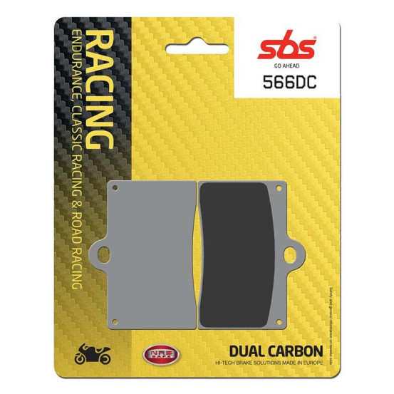 Plaquettes de frein SBS 566 DC Dual Carbone