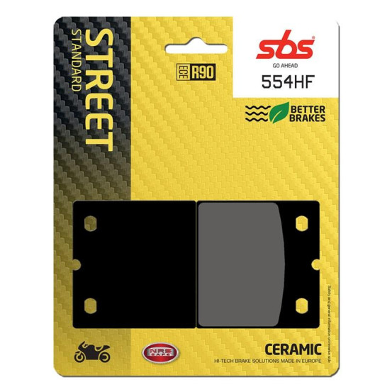 Plaquettes de frein SBS 554 HF Céramique