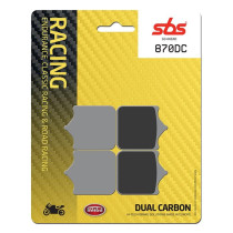 Plaquettes de frein SBS 870 DC Dual Carbone