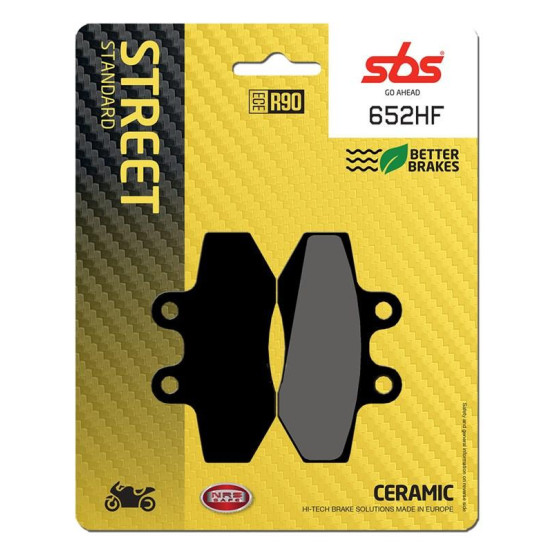 Plaquettes de frein SBS 652 HF Céramique