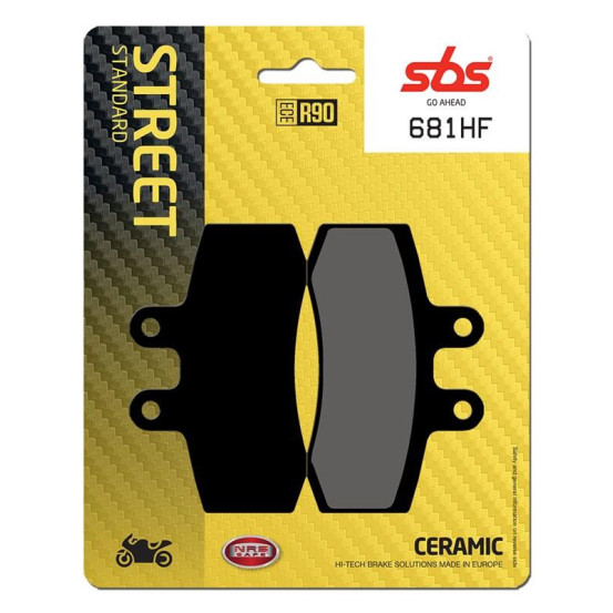 Plaquettes de frein SBS 681 HF Céramique