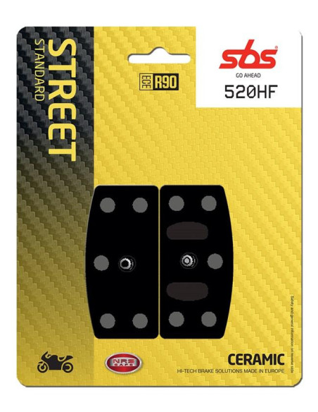 Plaquettes de frein SBS 520 HF Céramique