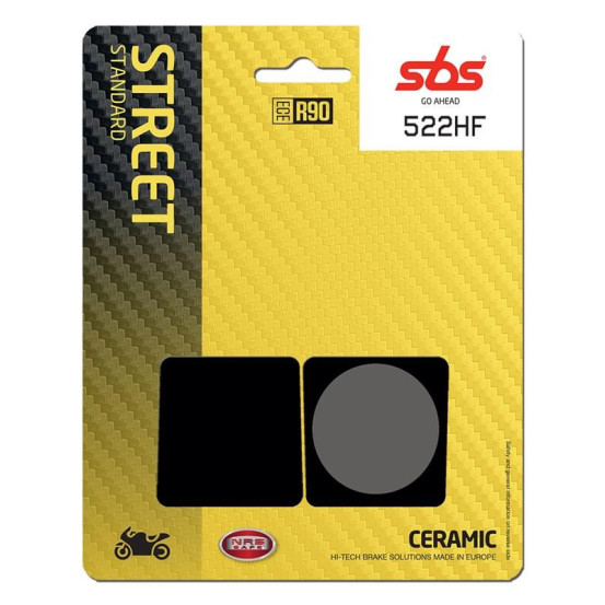 Plaquettes de frein SBS 522 HF Céramique