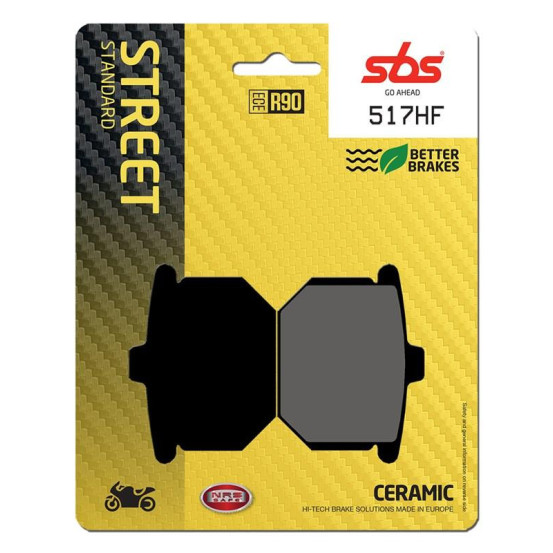 Plaquettes de frein SBS 517 HF Céramique