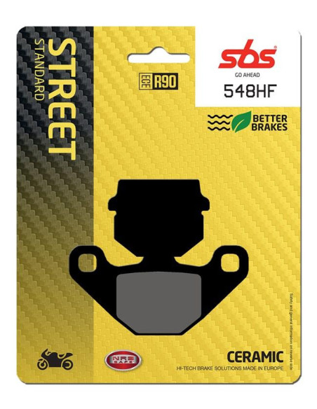 Plaquettes de frein SBS 548 HF Céramique