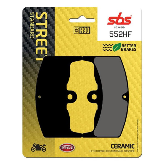 Plaquettes de frein SBS 552 HF Céramique