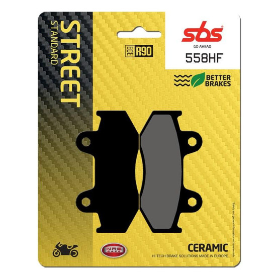 Plaquettes de frein SBS 558 HF Céramique