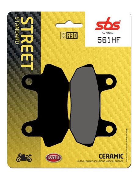 Plaquettes de frein SBS 561 HF Céramique