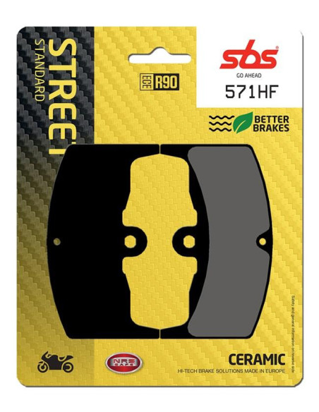 Plaquettes de frein SBS 571 HF Céramique