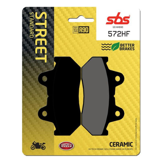 Plaquettes de frein SBS 572 HF Céramique