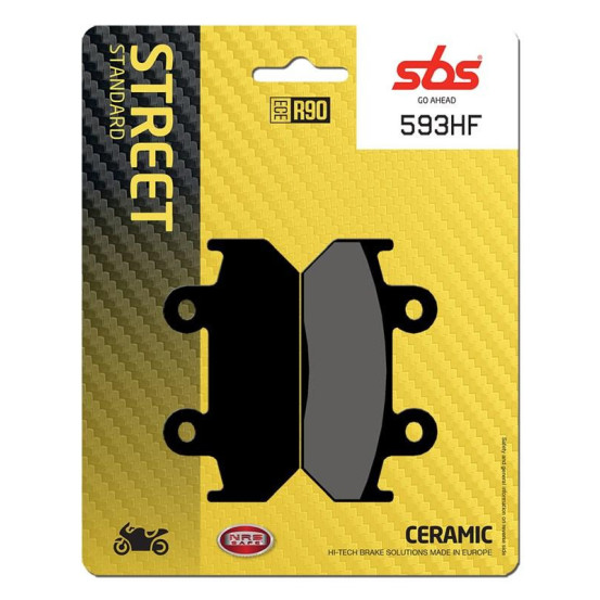 Plaquettes de frein SBS 593 HF Céramique
