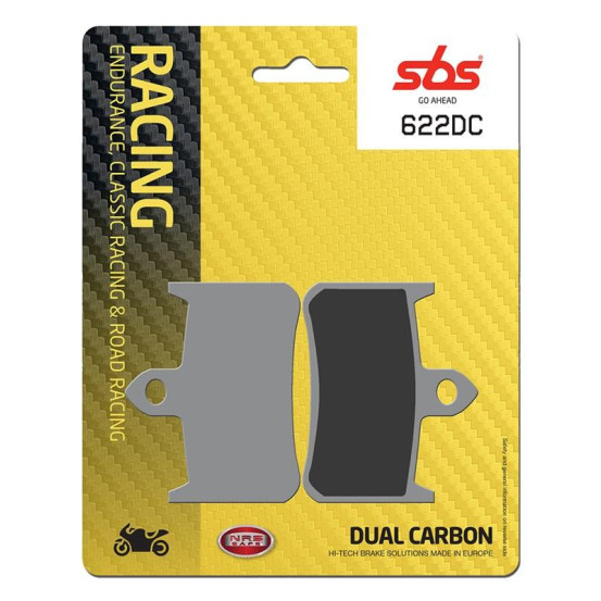 Plaquettes de frein SBS 622 DC Dual Carbone