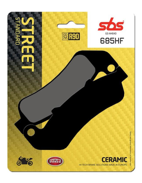Plaquettes de frein SBS 685 HF Céramique