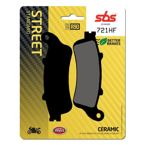 Plaquettes de frein SBS 721 HF Céramique