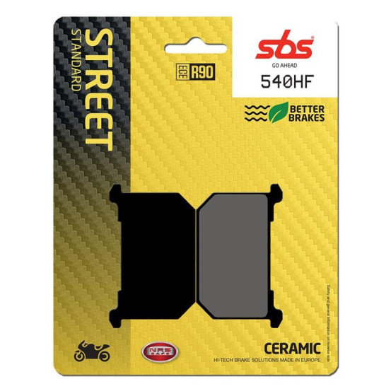 Plaquettes de frein SBS 540 HF Céramique