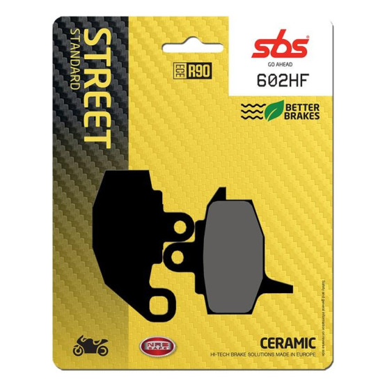Plaquettes de frein SBS 602 HF Céramique