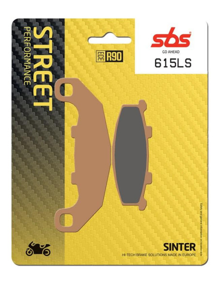 Plaquettes de frein SBS 615 LS Sinter