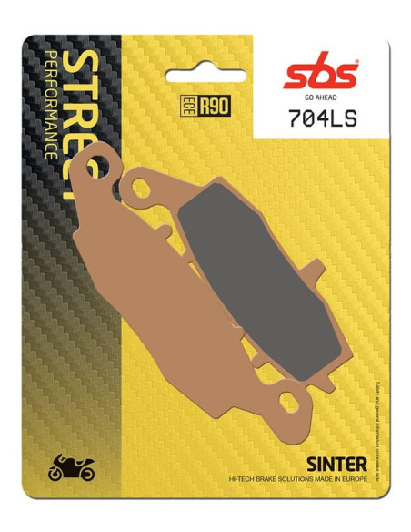 Plaquettes de frein SBS 704 LS Sinter
