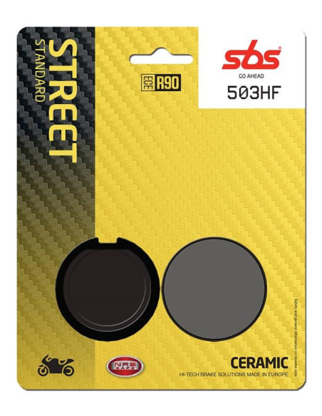 Plaquettes de frein SBS 503 HF Céramique