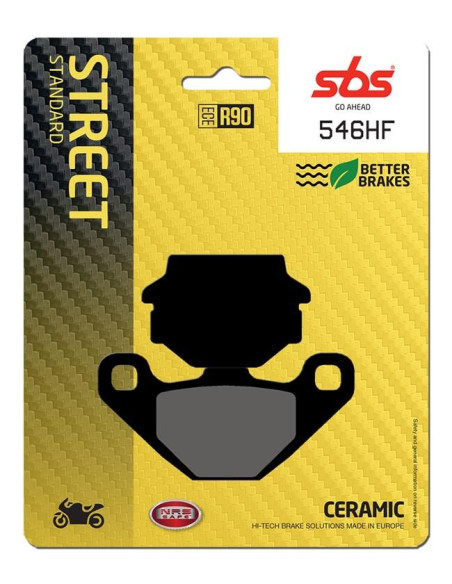 Plaquettes de frein SBS 546 HF Céramique
