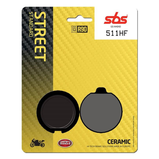 Plaquettes de frein SBS 511 HF Céramique