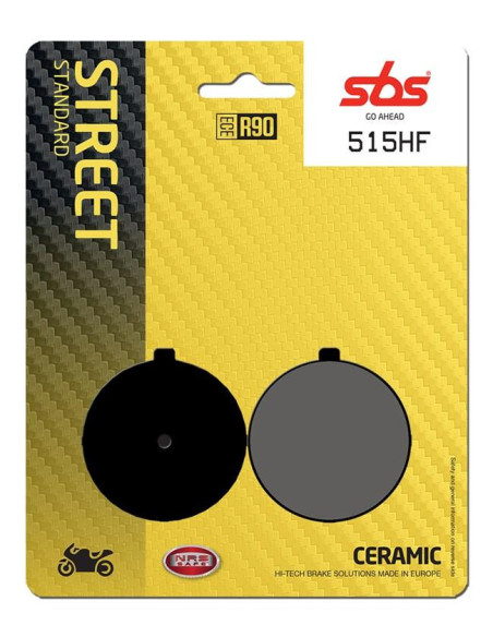 Plaquettes de frein SBS 515 HF Céramique