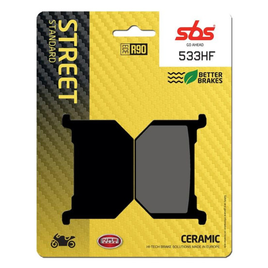 Plaquettes de frein SBS 533 HF Céramique