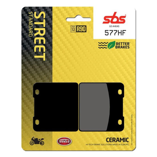 Plaquettes de frein SBS 577 HF Céramique