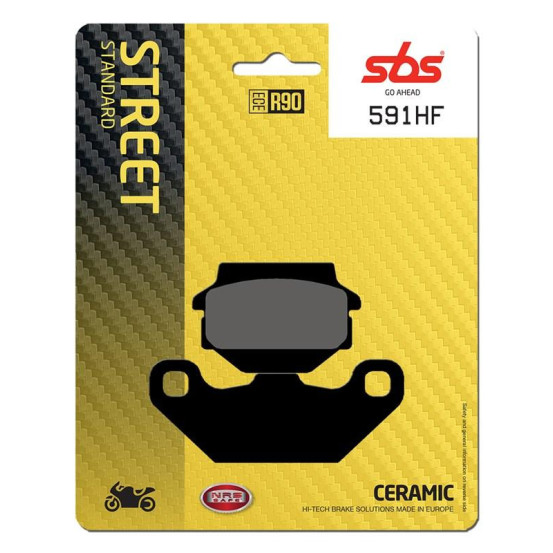 Plaquettes de frein SBS 591 HF Céramique