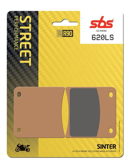 Plaquettes de frein SBS 620 LS Sinter