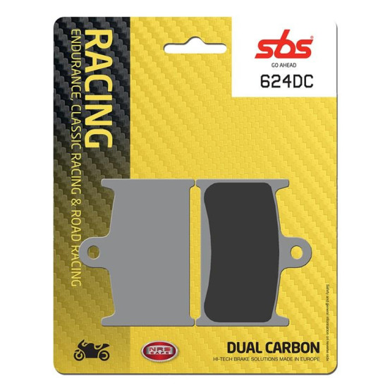Plaquettes de frein SBS 624 DC Dual Carbone